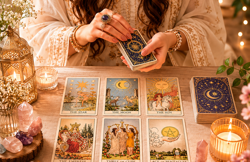 Tarot Card Reading session